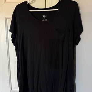 Kindred Bravely Nursing XL Black Pocket Tee - Women's